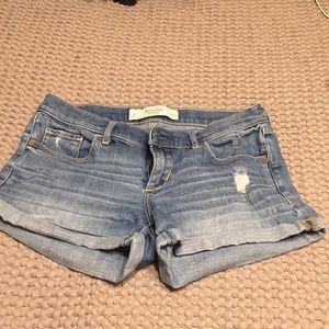 Abercrombie cuffed denim shorts